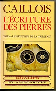 L' écriture des pierres