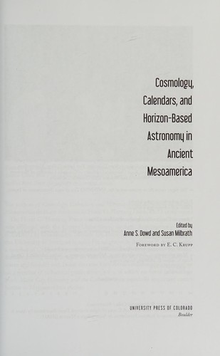 Cosmology, calendars, and horizon-based astronomy in ancient Mesoamerica