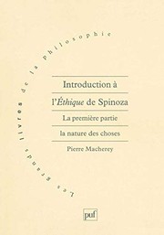 Introduction à l'Ethique de Spinoza