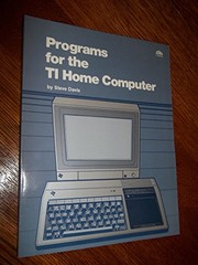 Programs for the TI home computer