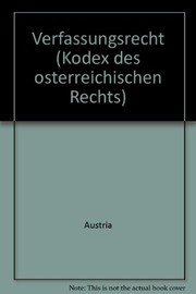 Verfassungsrecht (Kodex des osterreichischen Rechts)