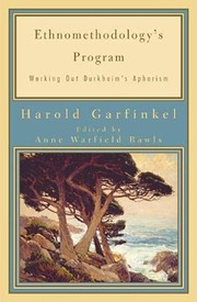 Ethnomethodology's program