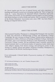 How to begin the study of spiders