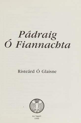 Pádraig Ó Fiannachta