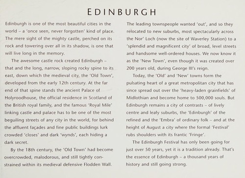 Photographs of Edinburgh