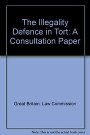 The illegality defence in tort