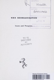 NHS reorganisation