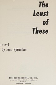 The least of these