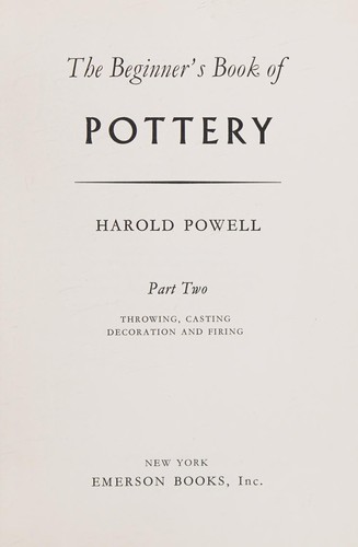 The beginner's book of pottery