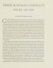 Greek & Roman portraits, 470 BC - AD 500