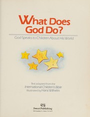 What does God do?