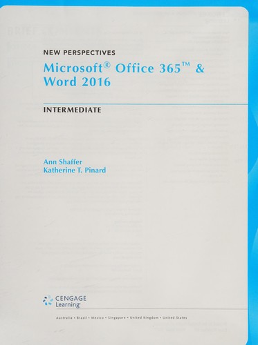 Microsoft® Office 365 Word 2016, Intermediate