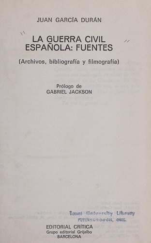 La guerra civil española