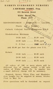 Rhododendron - hemlock - laurel