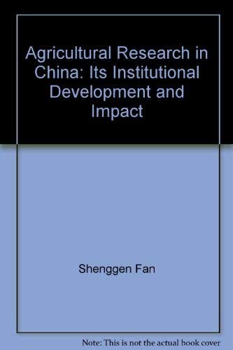 Agricultural research in China