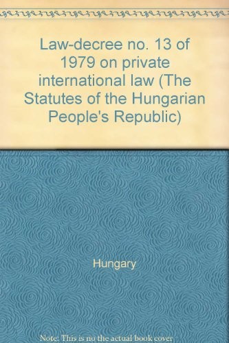Law-decree no. 13 of 1979 on private international law