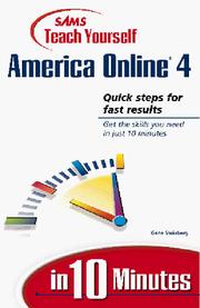 Sams Teach Yourself America Online in 10 Minutes