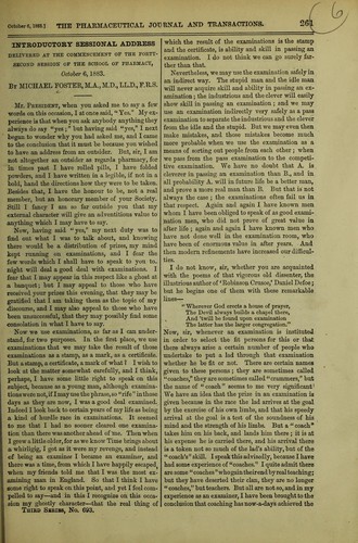 Introductory sessional address delivered at the commencement of the 42nd session of the School of Pharmacy, October 6, 1883