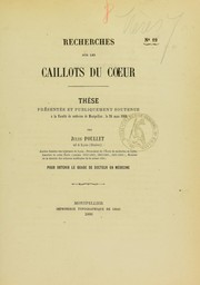 Recherches sur les caillots du coeur