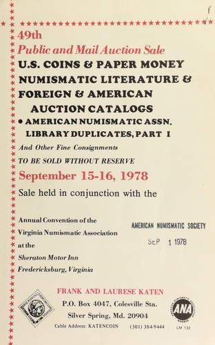 49th public and mail auction sale ...