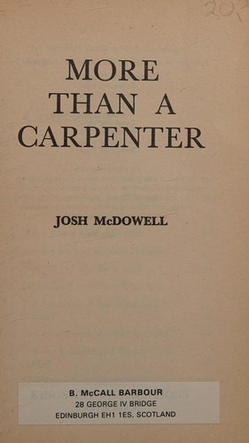 More than a carpenter