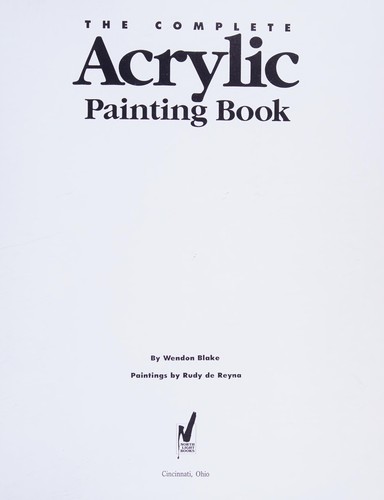 The complete acrylic painting book