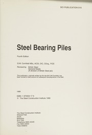Steel bearing piles