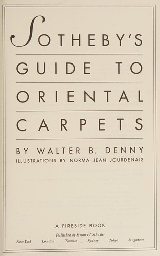 Sotheby's guide to oriental carpets