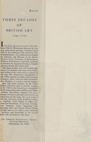 Three decades of British art, 1740-1770