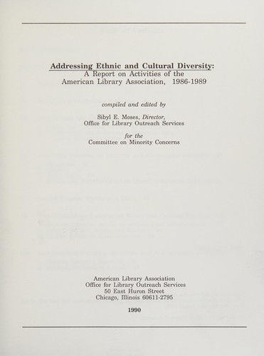 Addressing ethnic and cultural diversity