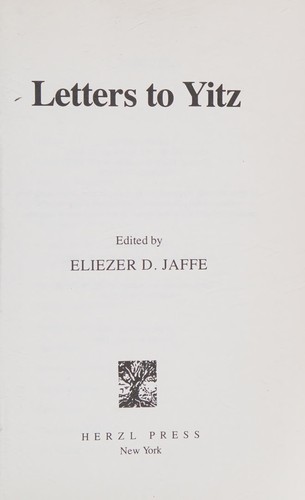 Letters to Yitz