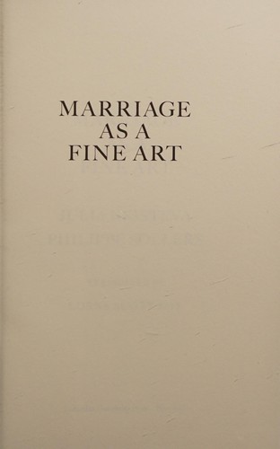 Marriage As a Fine Art