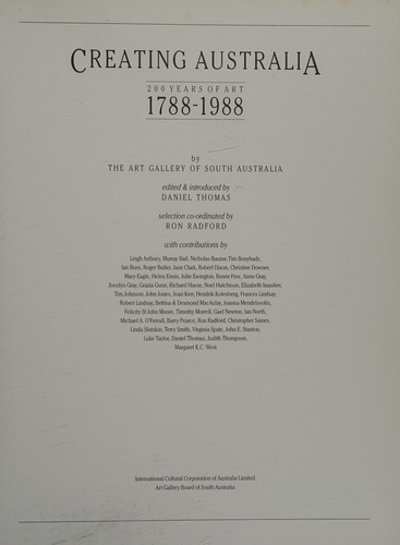 Creating Australia