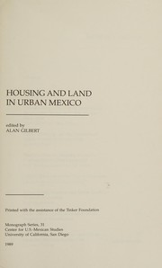 Housing and land in urban Mexico
