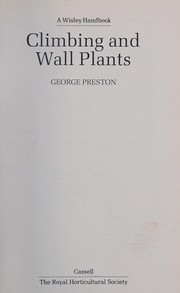 Climbing and wall plants