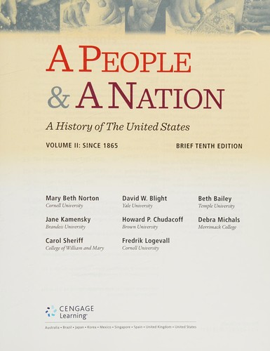 A People and a Nation (Vollume II