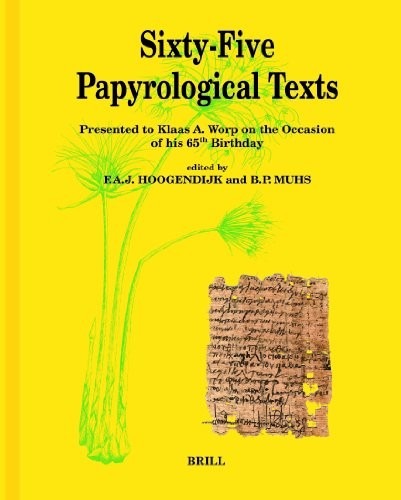 Sixty-five papyrological texts