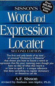 Sisson's Word and Expression Locator