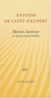 Manon, danseuse, et autres textes inédits