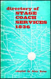 Directory of stage coach services, 1836