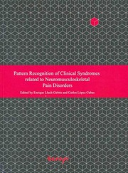 Pattern Recognition of Clinical Syndromes related to Neuromusculoskeletal Pain Disorders