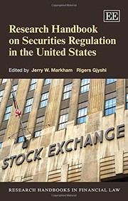 Research handbook on securities regulation in the United States