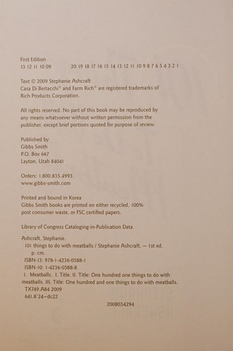 101 things to do with meatballs
