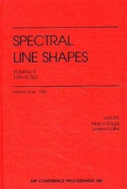 Spectral line shapes