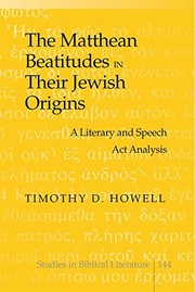 The Matthean Beatitudes in their Jewish origins