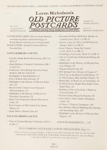 Loren Nicholson's old picture postcards