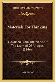 Materials for Thinking