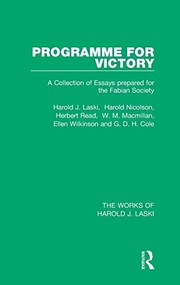 Programme for Victory (Works of Harold J. Laski)