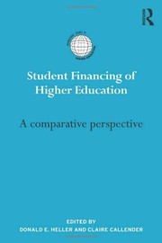 Student Financing of Higher Education