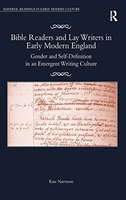 Bible readers and lay writers in early modern England